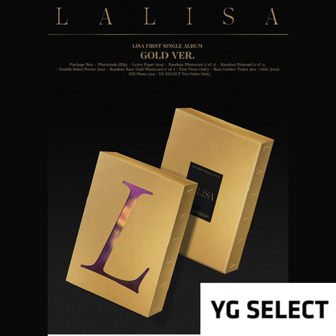 LISA - 1ST SINGLE ALBUM - LALISA + YG SELECT BENEFITS