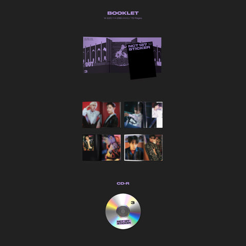 NCT 127 - 3rd Album - Sticker - Photo Book Version