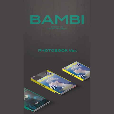 BAEKHYUN - 3rd Mini Album - Bambi - Photo Book Version