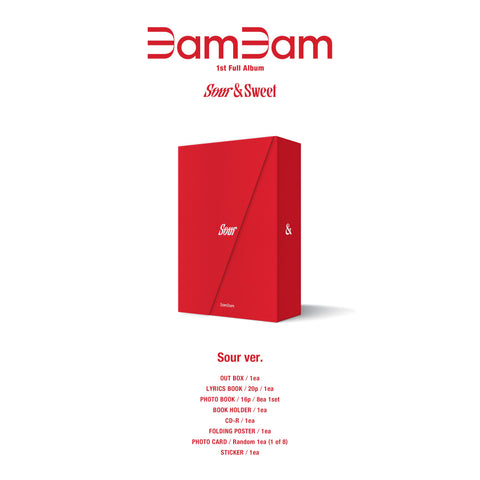 BAMBAM (GOT7) - 1st Full Album - Sour & Sweet + Undisclosed Special Photo Card
